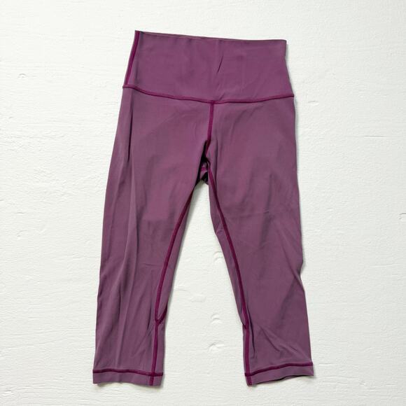 Lululemon Align Crop Leggings 19" Purple, Size 6 - Picture 1 of 7